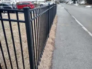 Aluminum Fencing Installed