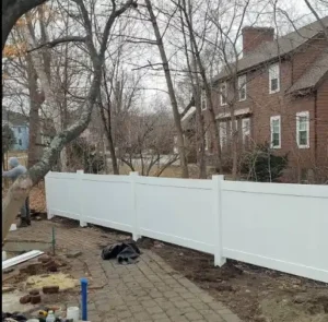 Installation of Vinyl Fence
