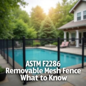 ASTM F2286 Removable Mesh Fence: What to Know